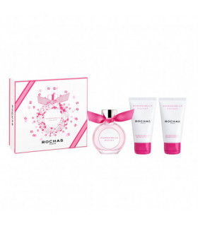 Coffret Mademoiselle Rochas Eau de Parfum 50ml + Lait Corps  + Gel Douche de Rochas